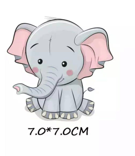Bügelbild Elefant medium
