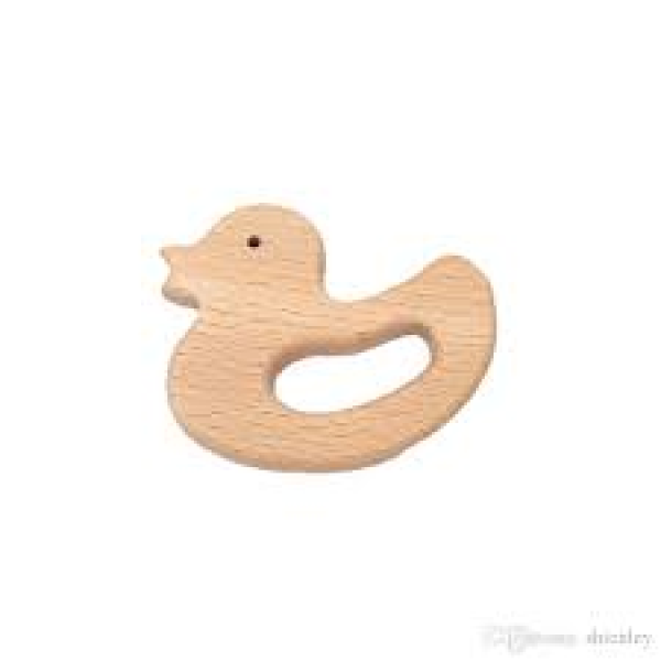 Naturholz kleine Ente Buche 7x5.2cm