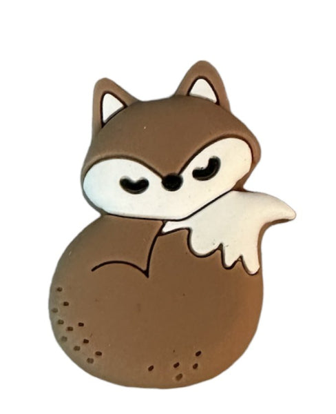 Motivperle Fuchs schlafend schlamm