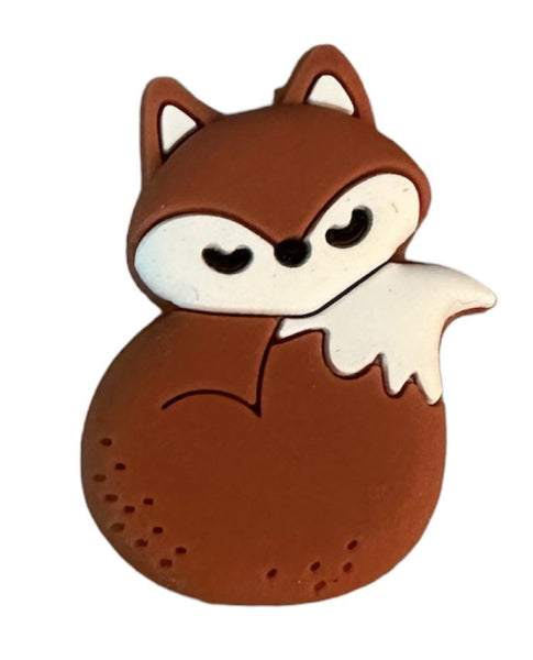 Motivperle Fuchs schlafend rost