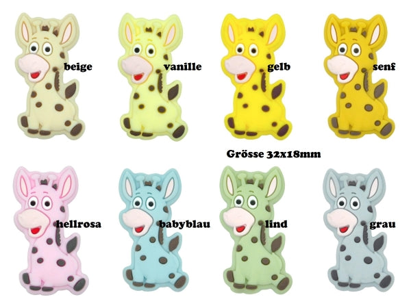 Motivperle Giraffe