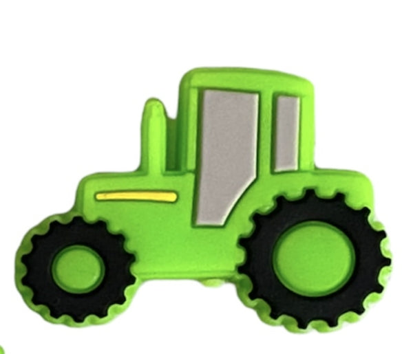 Motivperle Traktor grün
