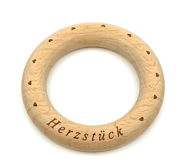 Holzring Buche 8cm Herzstück