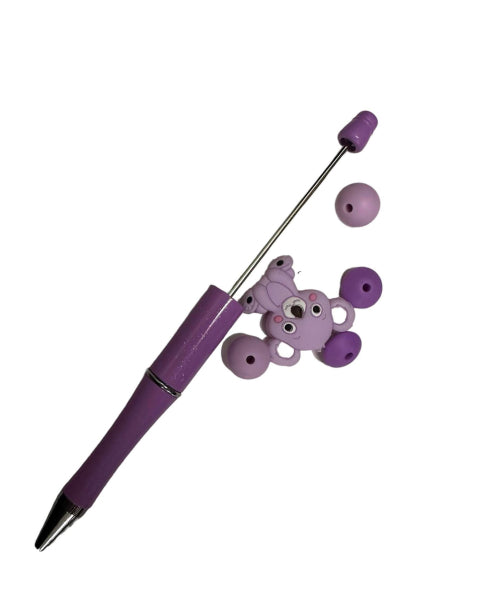 Kugelschreiber zum beperlen Koala flieder