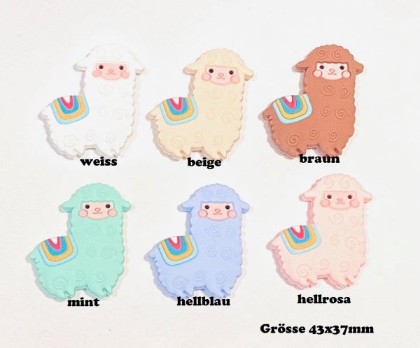 Motivperle Lama altes Design