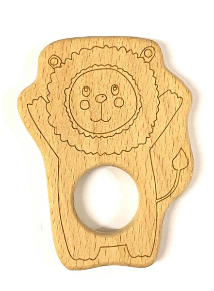 Naturholz Löwe 9x7cm Buche