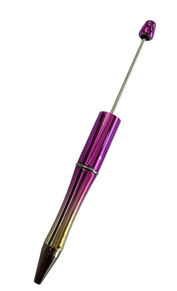 Kugelschreiber zum beperlen rosa-gold Metallic