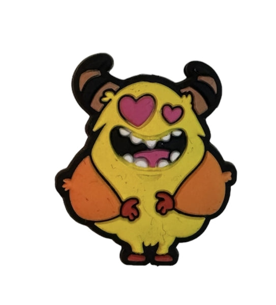 Motivperle fröhliches Monster mit Herz