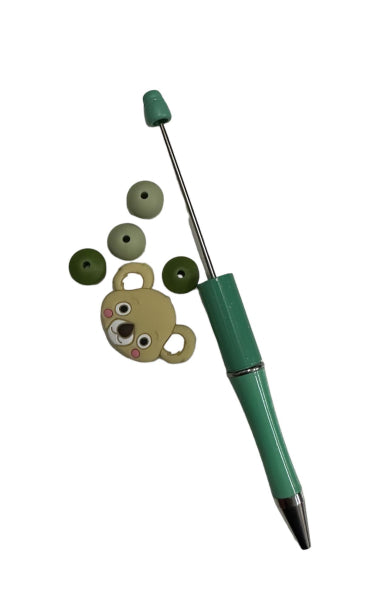 Kugelschreiber zum beperlen Koala Kopf