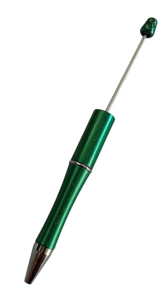 Kugelschreiber zum beperlen petrol glitzer