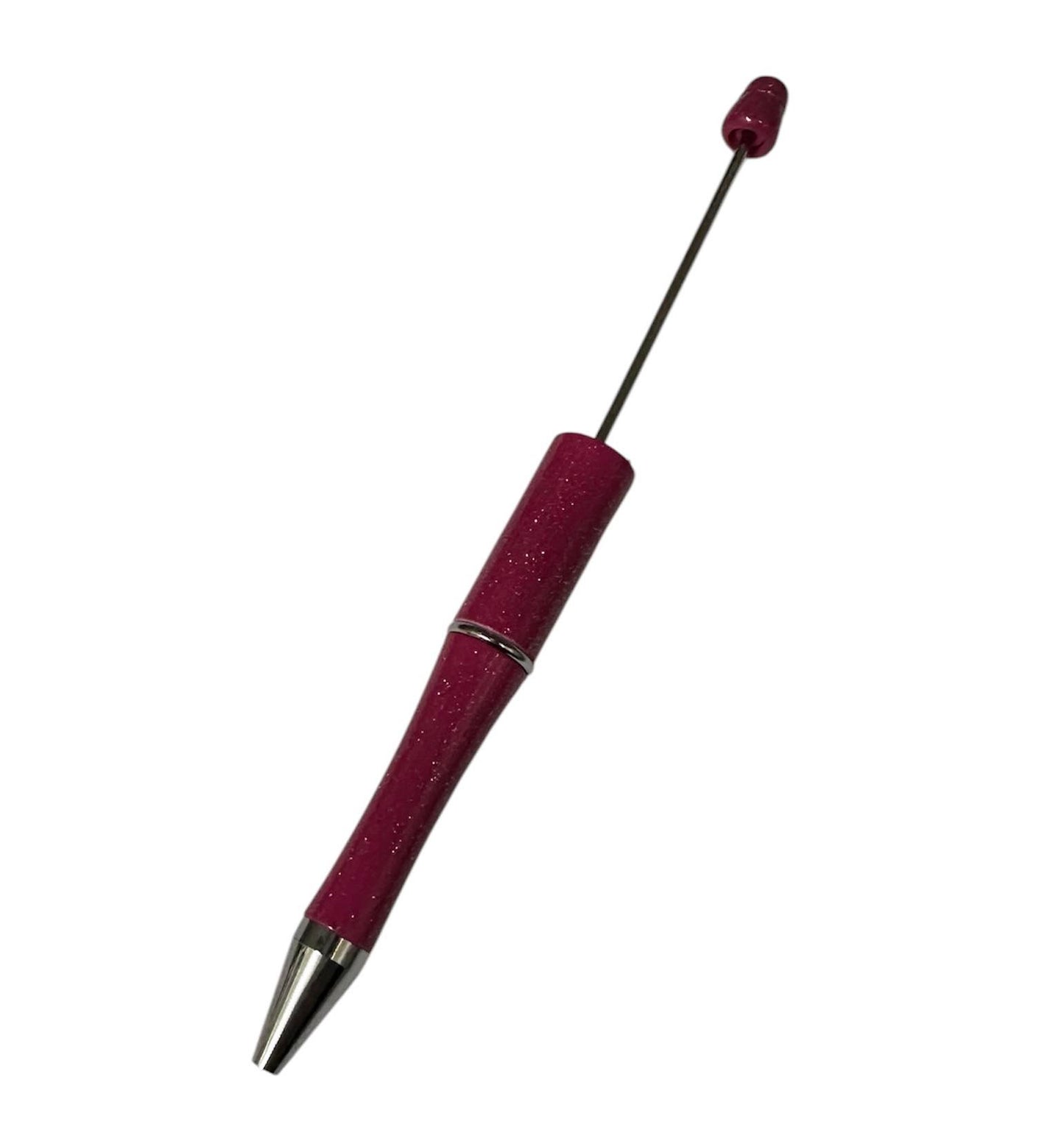 Beperlbarer Kugelschreiber pink glitzer