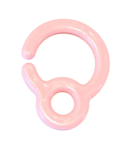 Befestigungsring Hartplastik rosa