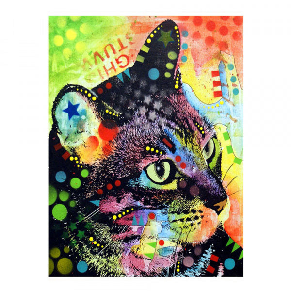 Diamond Painting Bild pop Art Cat 30x40cm eckig XL Bild