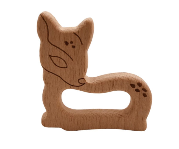 Naturholz liebes Bambie 7.2x6.7cm Buche