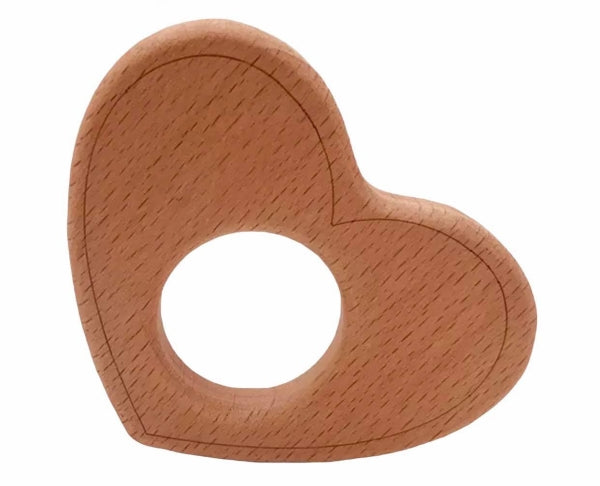 Naturholz Herz Buche Durchmesser new 7.2x6.1cm