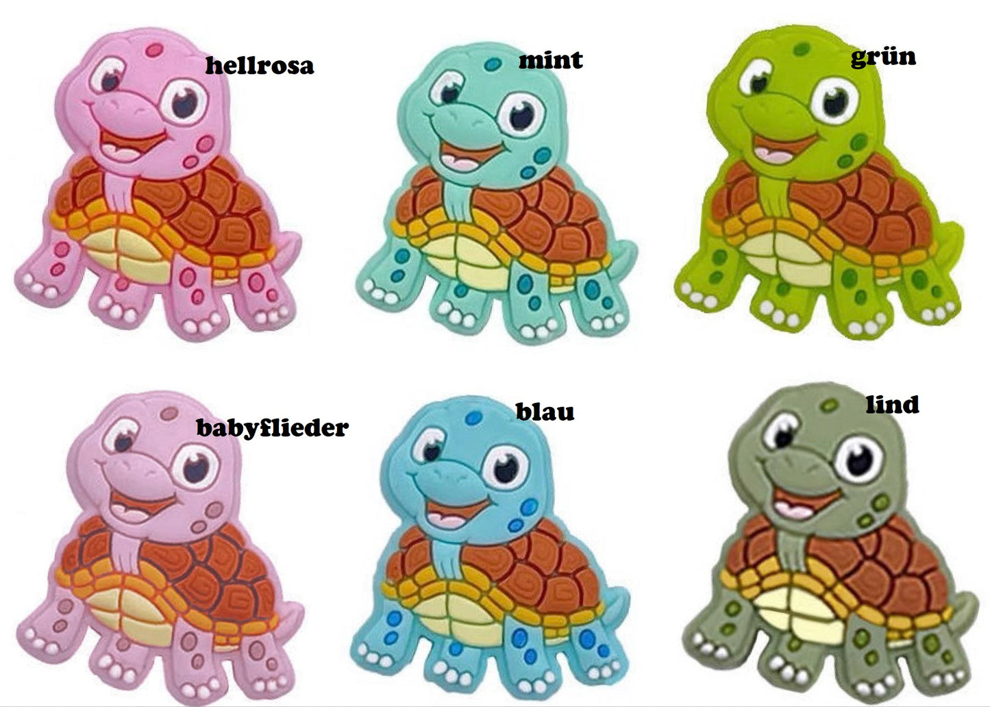 Motivperle zauberhafte Schildkröte