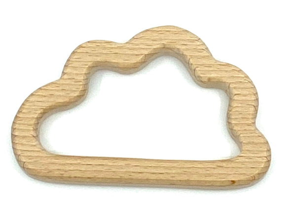 Naturholz Wolke 9x5.5cm Durchmesser Buche ohne Prägung
