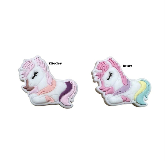 Motivperle Einhorn schlafend in 2 Farben