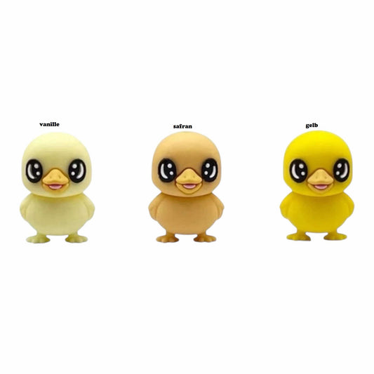 3D Motivperle Ente in 3 Farben