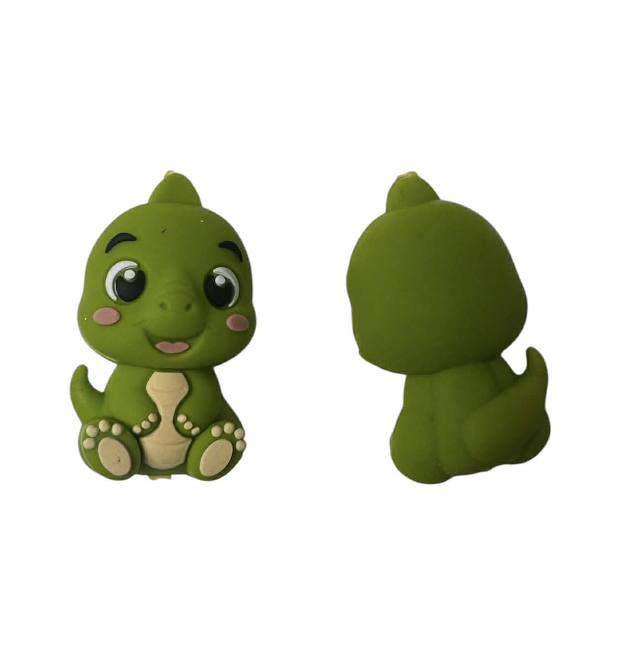 Motivperle 3D Dino grün