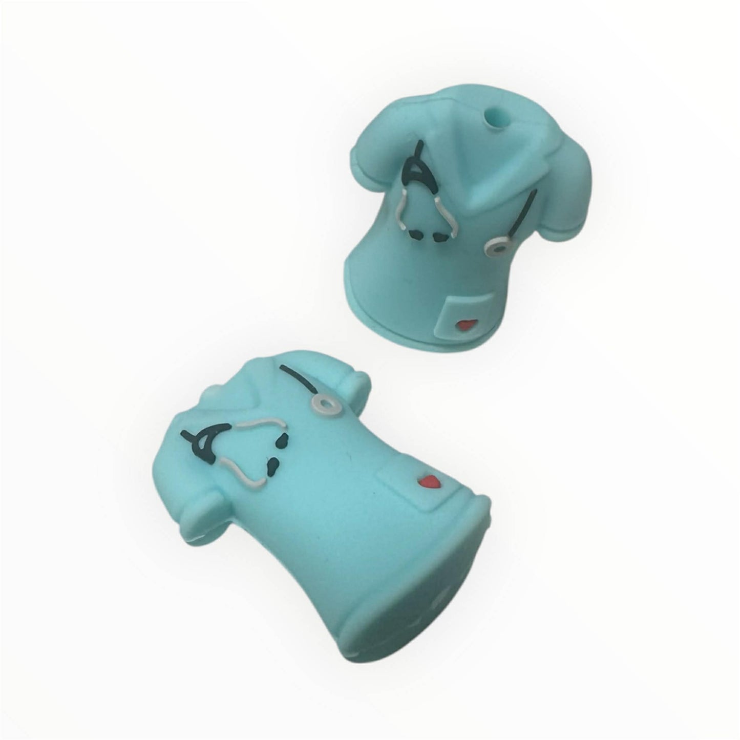Motivperle 3D Kasak blau