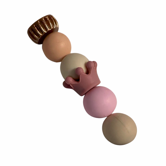 3D Minikrone Silikon Zwischenperle