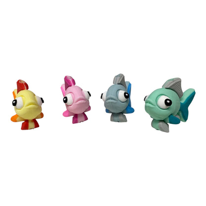 3D Motivperle Silikon Regenbogenfisch