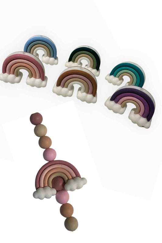 3D Motivperle XL Regenbogen