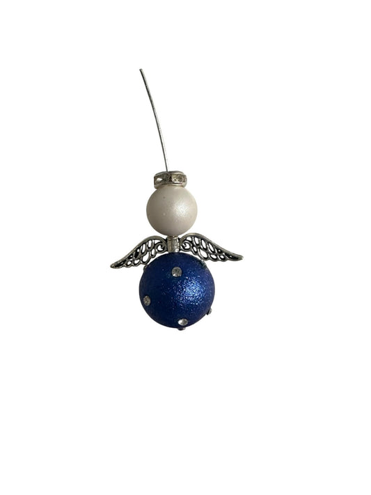 15 Traum Bling Perlen blau/lila/weiss (A22)