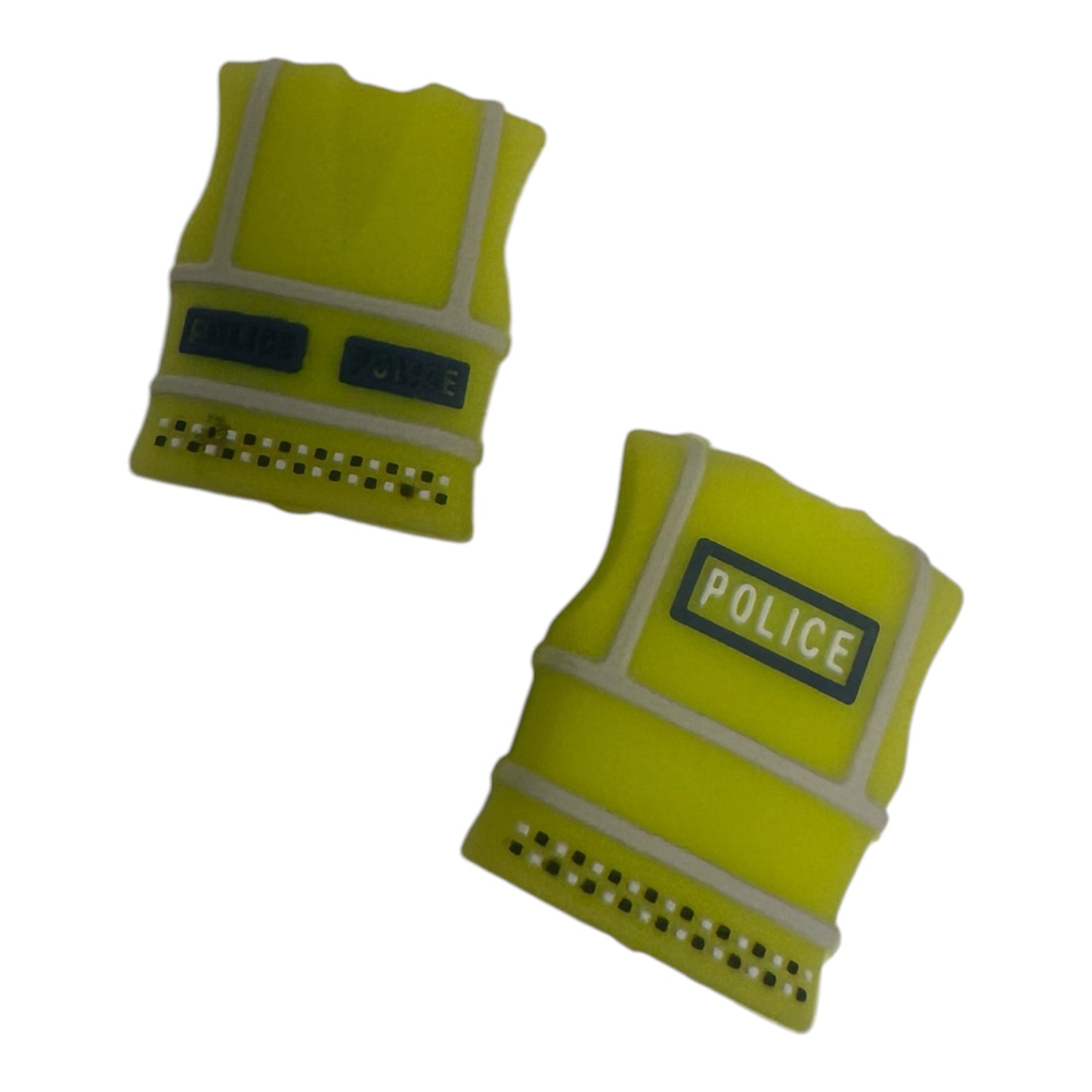 Motivperle 3D Warnweste Polizei gelb