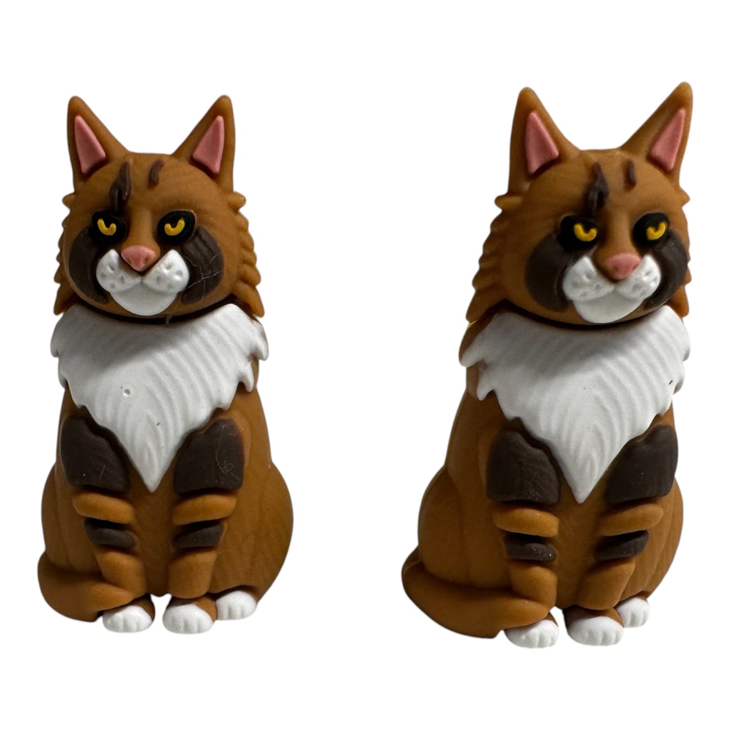Motivperle Silikon 3D Maincoon Katze