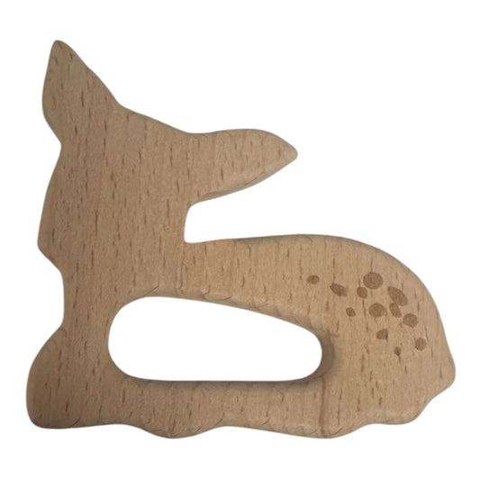 Naturholz liebes Bambie 7.2x6.7cm Buche