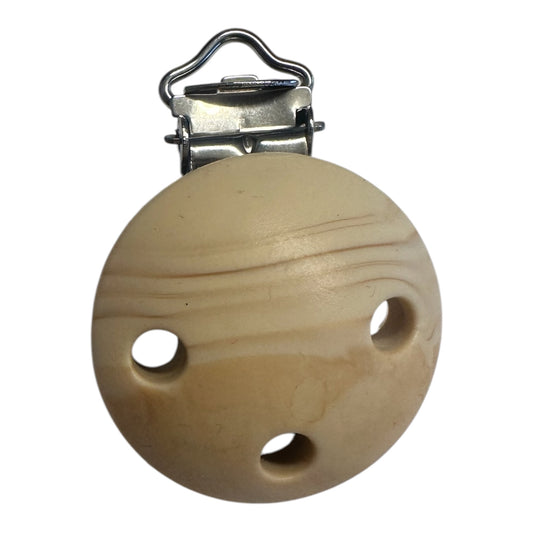 Silikonclip Variante 2 in Holzoptik
