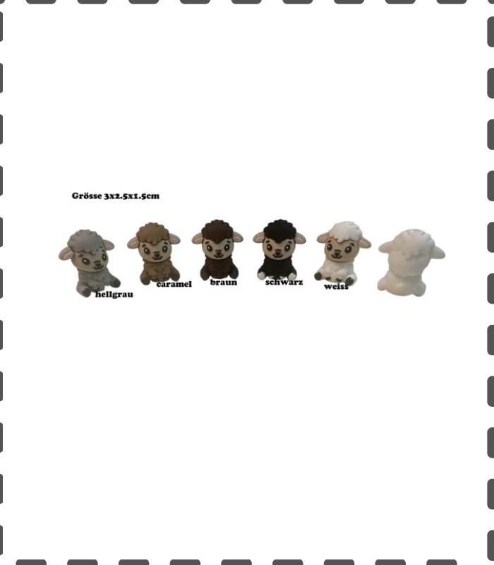 3D Motivperle Schaf