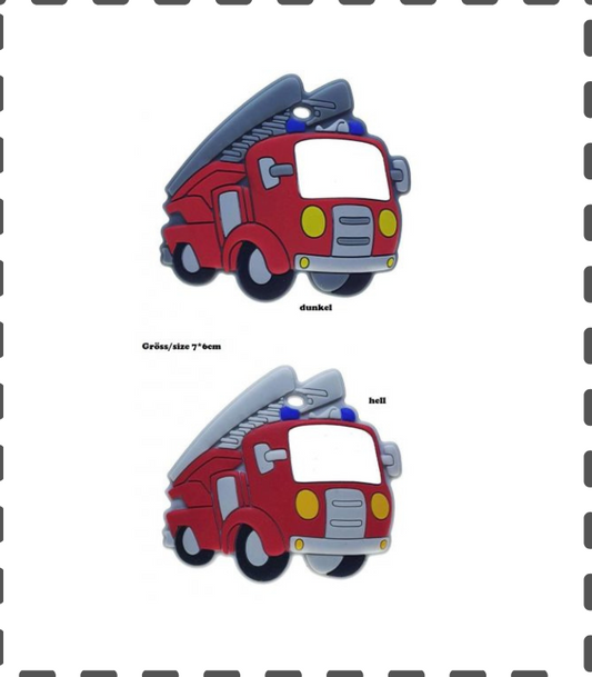 Anhänger mehrfarbig Feuerwehrauto