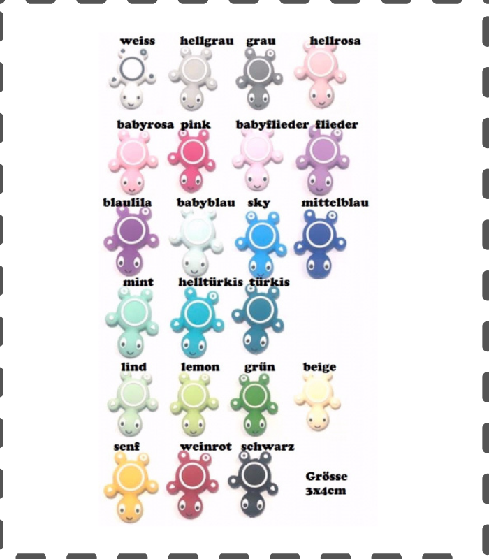 Motivperle Schildkröte Schildi by Raheli1 (bei grau und mint bekommen sie bereits das neue Design)