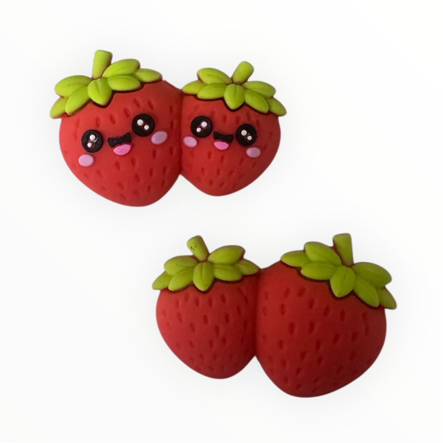 3D Motivperle Silikon Erdbeeren