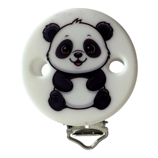 Silikonclip Panda