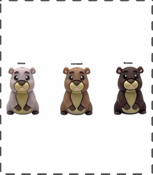 3D Motivperle Capybara in 3 Farben Trendtier