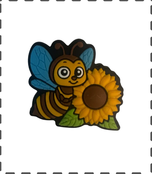 Motivperle Biene mit Sonnenblume