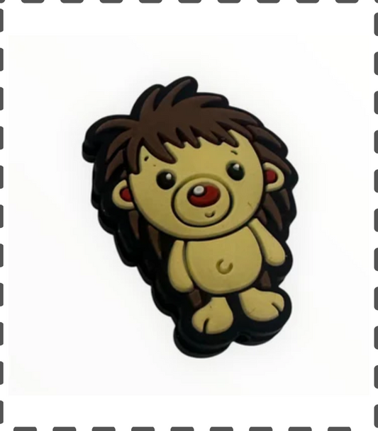 Motivperle knuffeliges Igelbaby