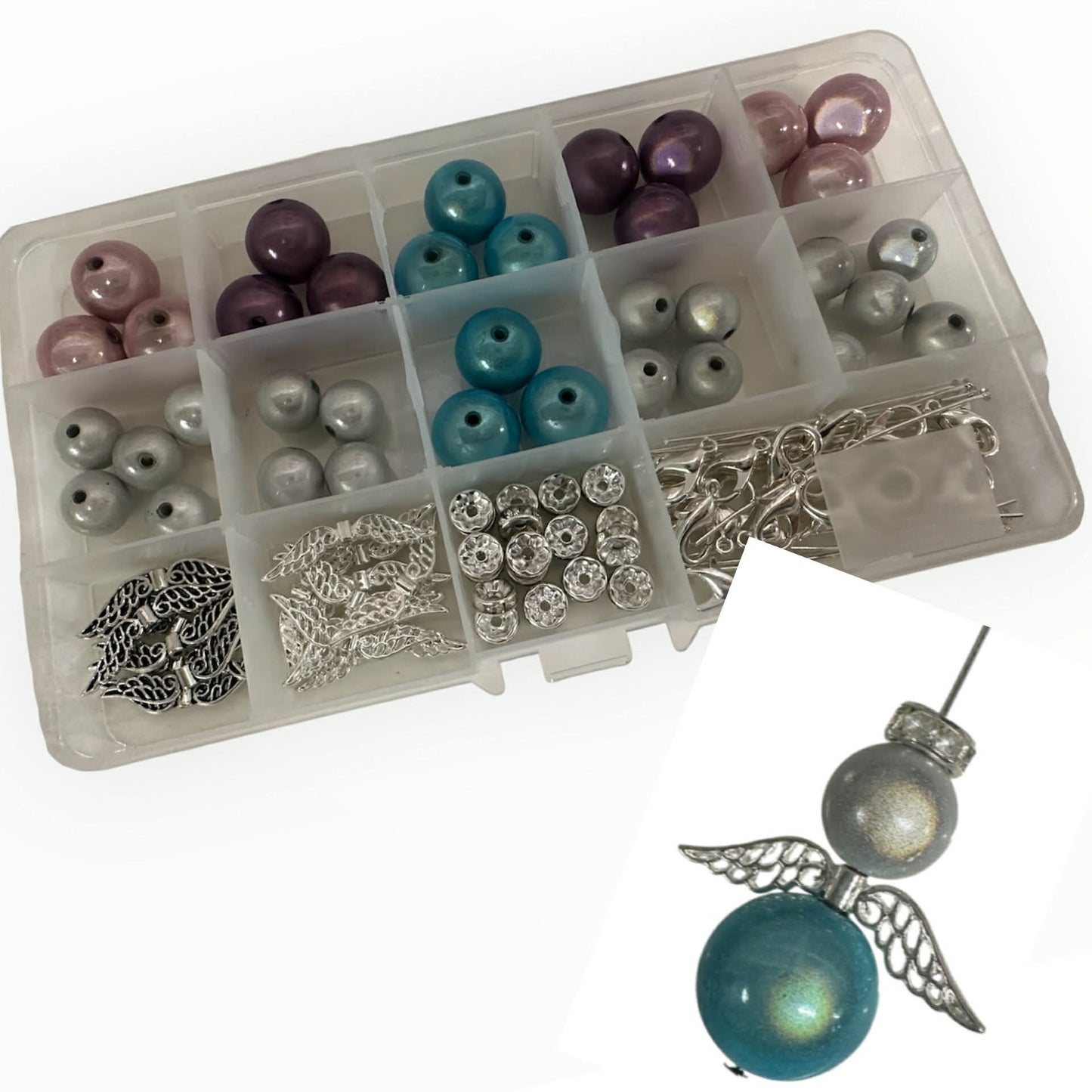 15 Miracle Engeli blau/rosa/lila (B1)