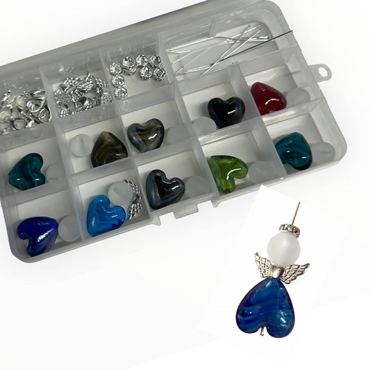 10 Herzen Murano Engel Bestseller (B14)