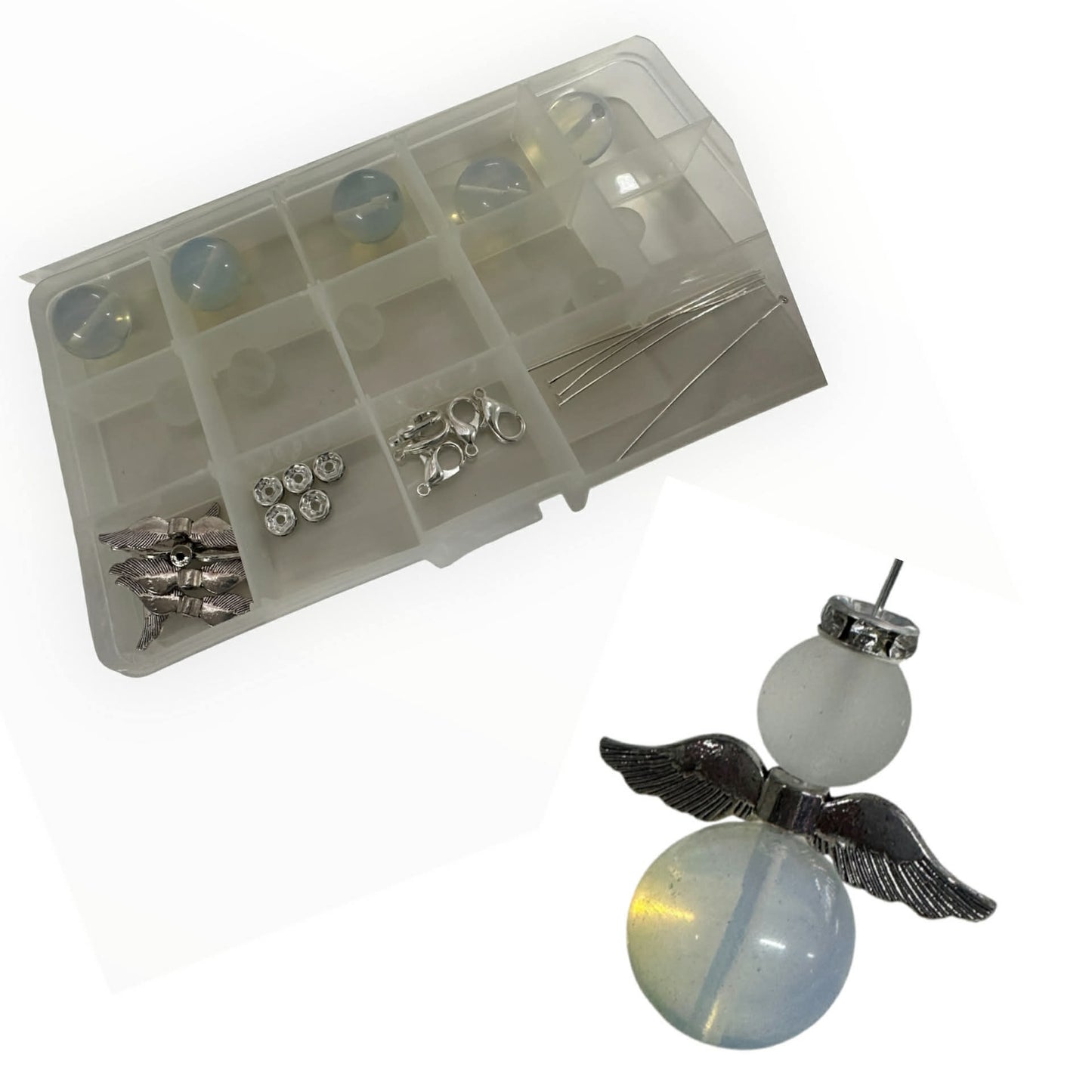 5 Opalit riesen Engel (B6)