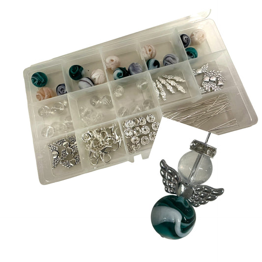 15 Muranoglas Swirl Engeli (B7)