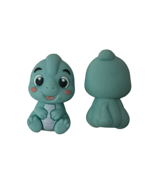 Motivperle 3D Dino blau